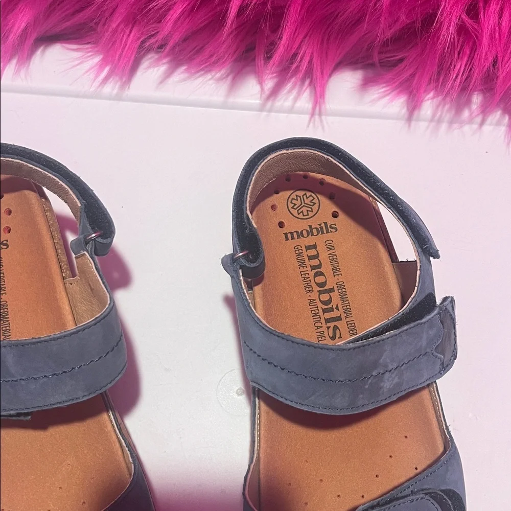 Ladies MOBILS Blue Sandals